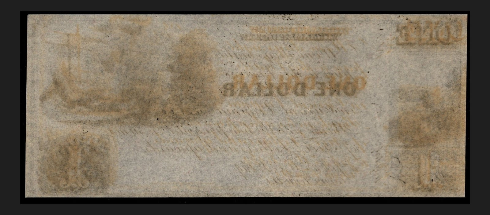 Williams Port Obsolete Maryland 1840s Era UNC $1 Buying 1 Note