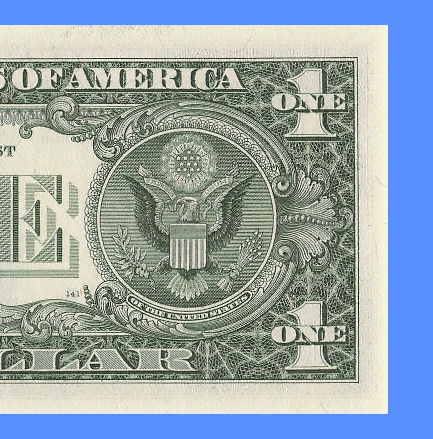 Repeater Fancy Serial Number One Dollar Bill 1985 2s 4s 6s BB Block