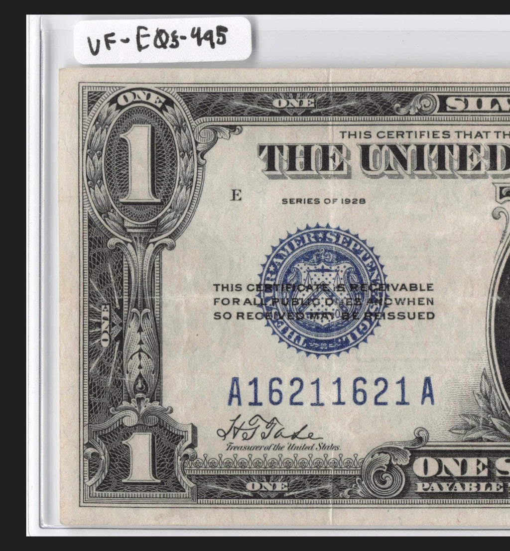 Repeater Fancy Serial Number Funny Back Silver Certificate 1s 2s 6s Trinary