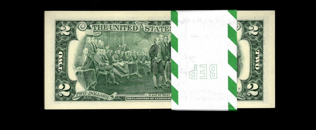 2003 $2 Two Dollar Star Note Lot of 1 UNC Fresh From BEP 3.2 MILLION Run