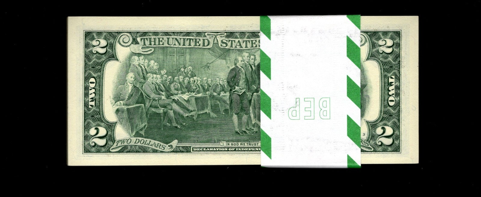 2003 $2 Two Dollar Star Note Lot of 1 UNC Fresh From BEP 3.2 MILLION Run