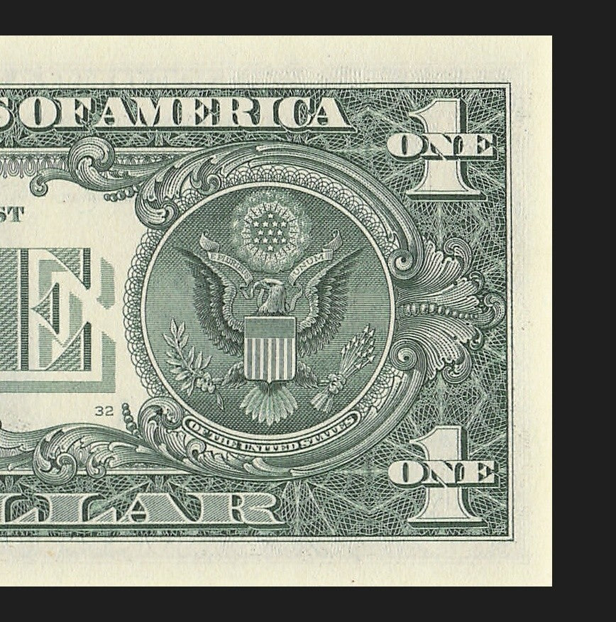 Radar Fancy Serial Number One Dollar Bill 2021 $1 EA Palindrome 3s 4s 5s 8s