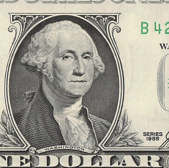 Repeater Fancy Serial Number One Dollar Bill 1985 2s 4s 6s BB Block
