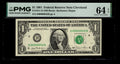 Low Serial Number 42 Fancy Serial Number One Dollar Bill PMG D00000042B