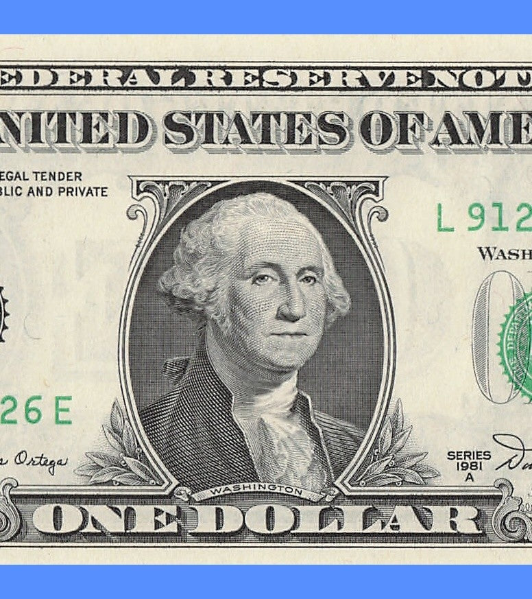 Repeater Fancy Serial Number One Dollar Bill 1981A 1s 2s 6s 9s LE Block