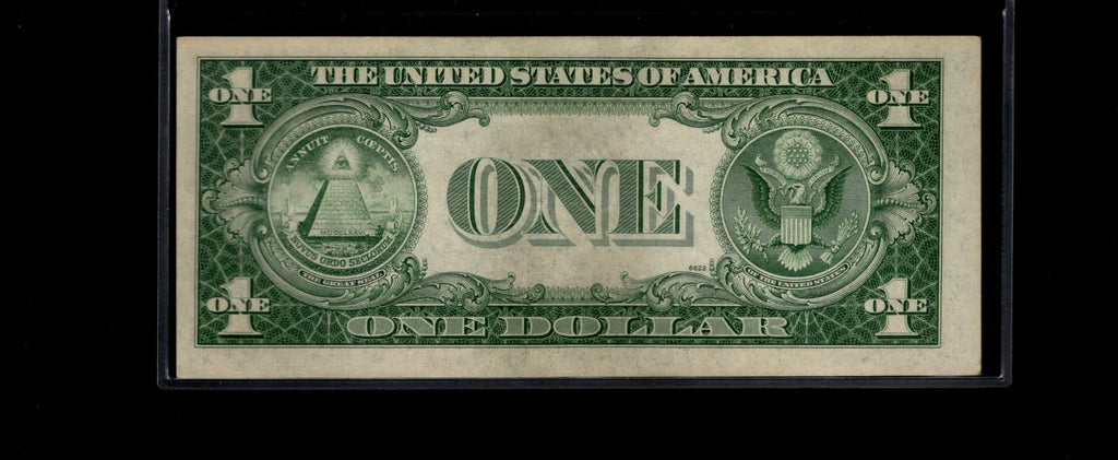Trinary Silver Certificate One Dollar Bill 6s 7s 8s 1935G UNC NO MOTO