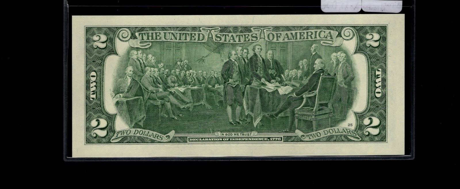 Binary Repeater Fancy Serial Number $2 Two Dollar Bill 2022 2022 Date Note UNC