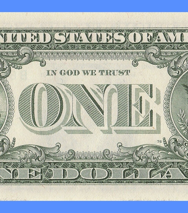 Repeater Fancy Serial Number One Dollar Bill 1985 2s 5s 6s BB Block
