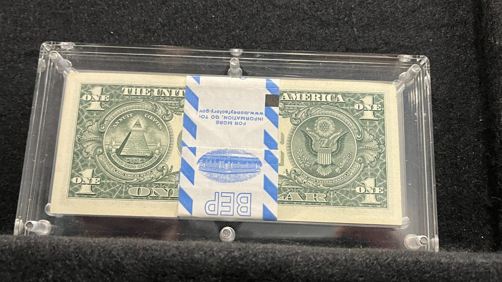One Dollar Star Note 2013 Duplicate Error Run BEP Original PACK 100 SEQUENTIAL