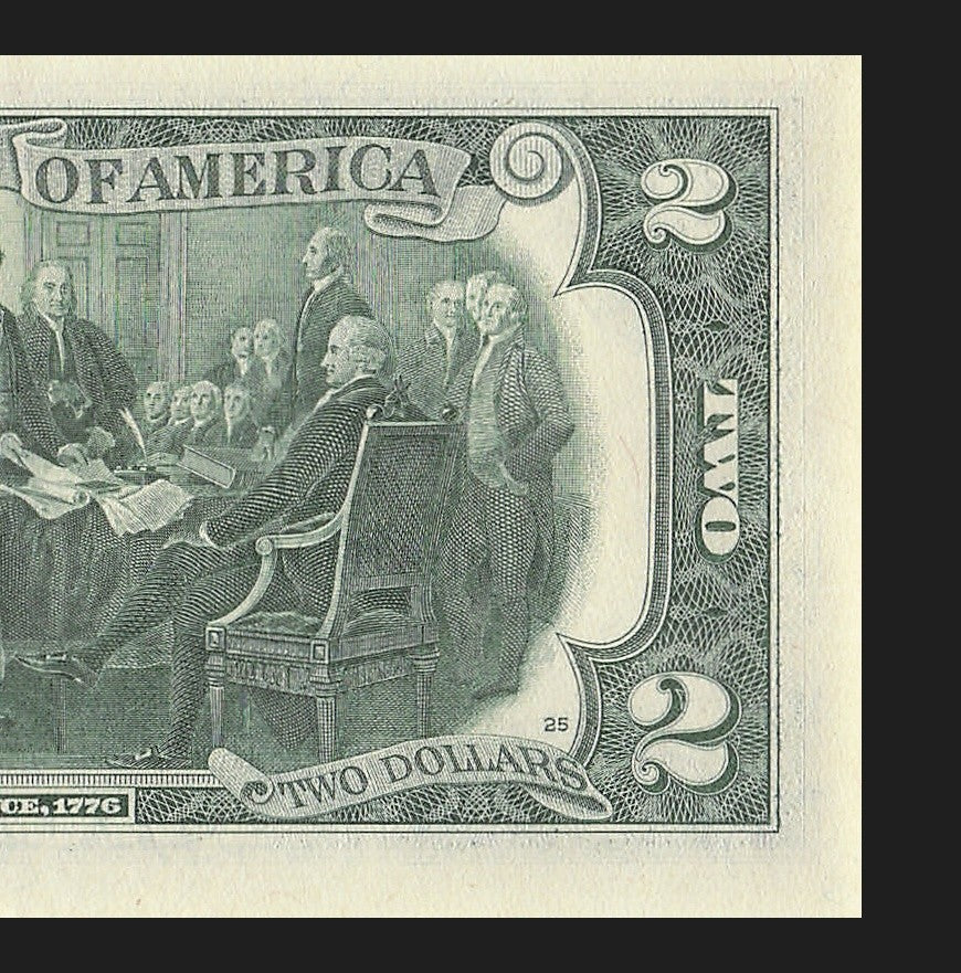 2021 $2 Two Dollar Bill Binary Radar Fancy Serial Number 0s 8s Janet Yellen