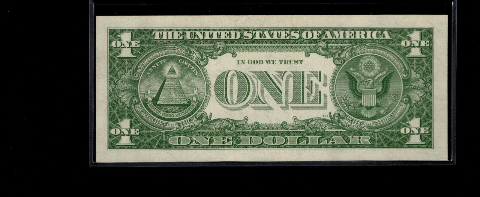 Trinary Silver Certificate One Dollar Bill 0s 4s 9s 1957A UNC