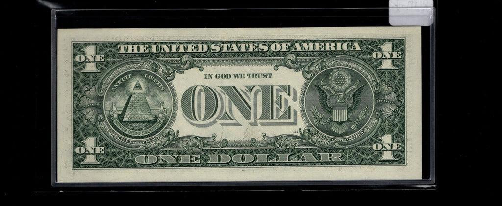Star Note One Dollar Bill 1981 $1 G* Block Chicago Run 7 UNC