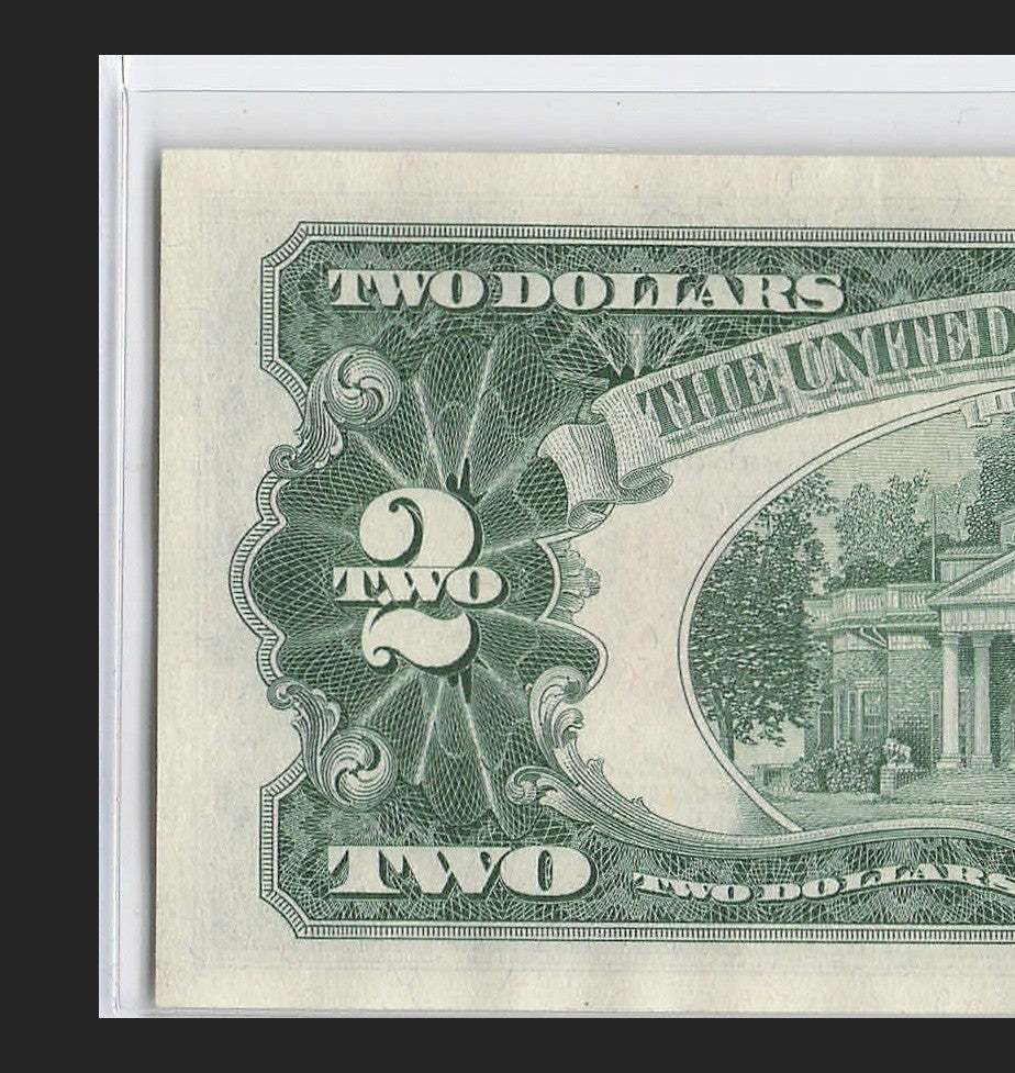 Alternator 2s Fancy Serial Number Two Dollar Red Seal 1963 Skipper UNC