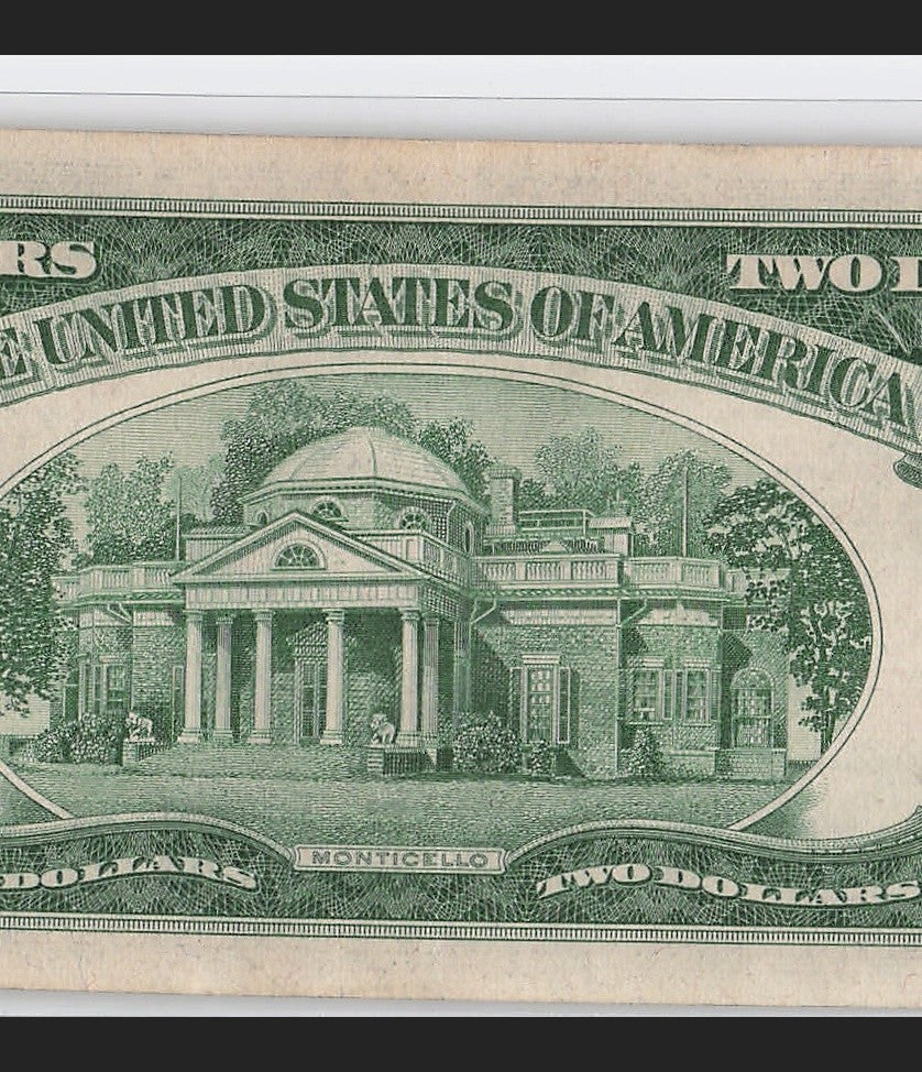Trinary Fancy Serial Number Two Dollar Red Seal 1953 1s 6s 7s