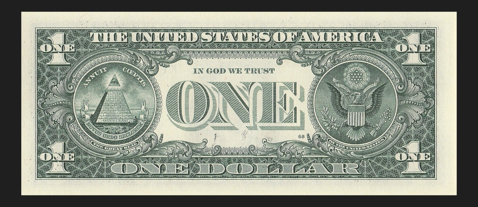 Radar Fancy Serial Number One Dollar Bill 2021 $1 KC Palindrome 5s 6s 7s