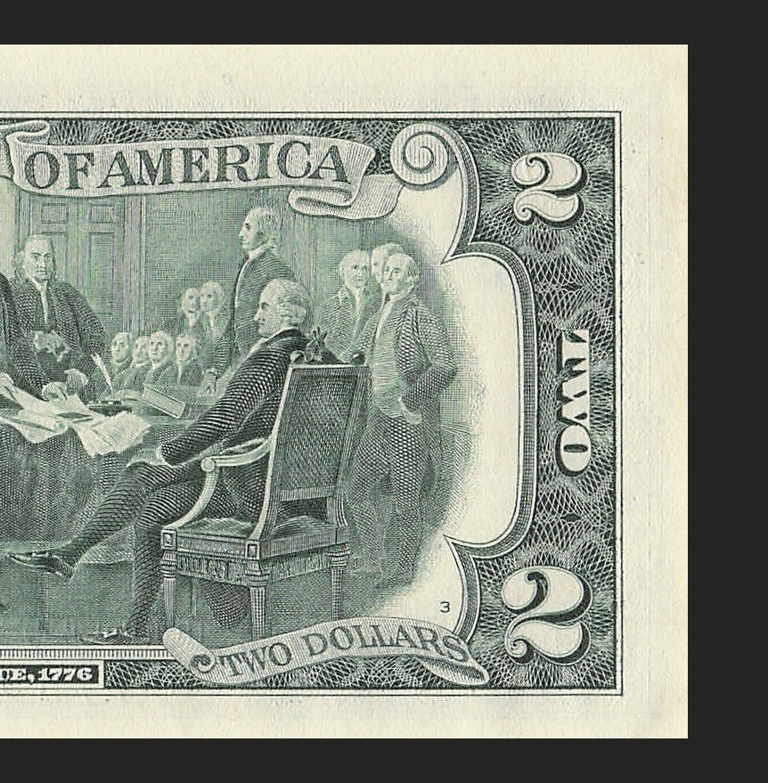 Binary Low Serial Number Star Note Two Dollar Bill E00004004* 4s 0s Richmond