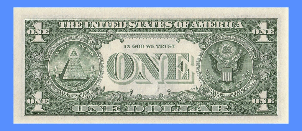 Radar Fancy Serial Number One Dollar Bill 1985 2s 5s 6s 7s KF Block