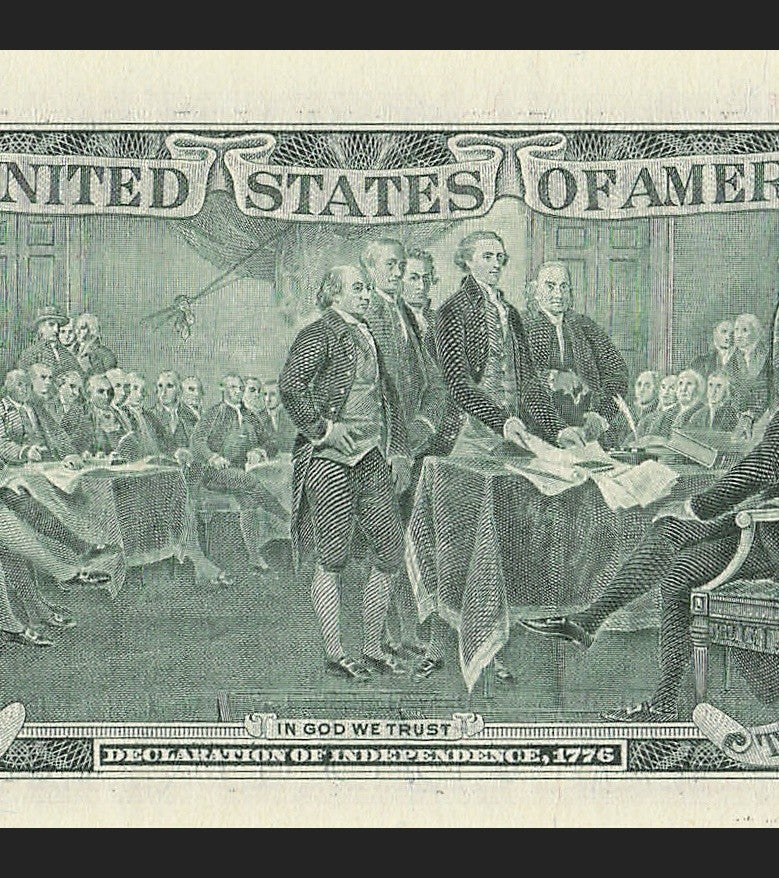 Binary Low Serial Number Star Note Two Dollar Bill D00004404* 4s 0s Cleveland