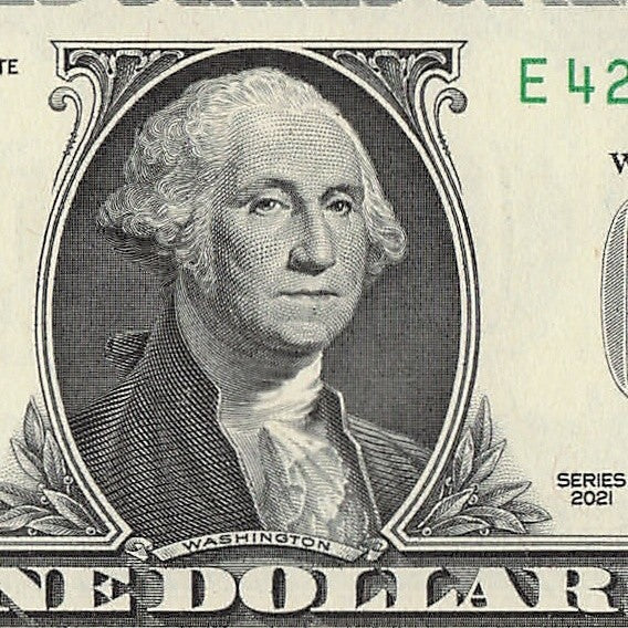 Radar Fancy Serial Number One Dollar Bill 2021 $1 EA Palindrome 4s 2s 8s 1s