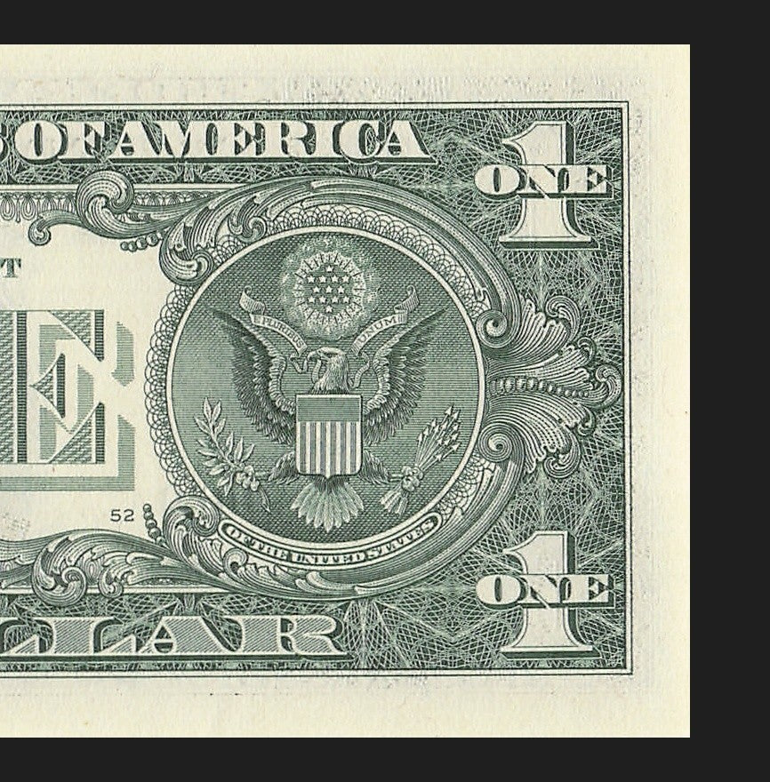 Radar Fancy Serial Number One Dollar Bill 2021 $1 BD Palindrome 0s 2s 9s Bookend