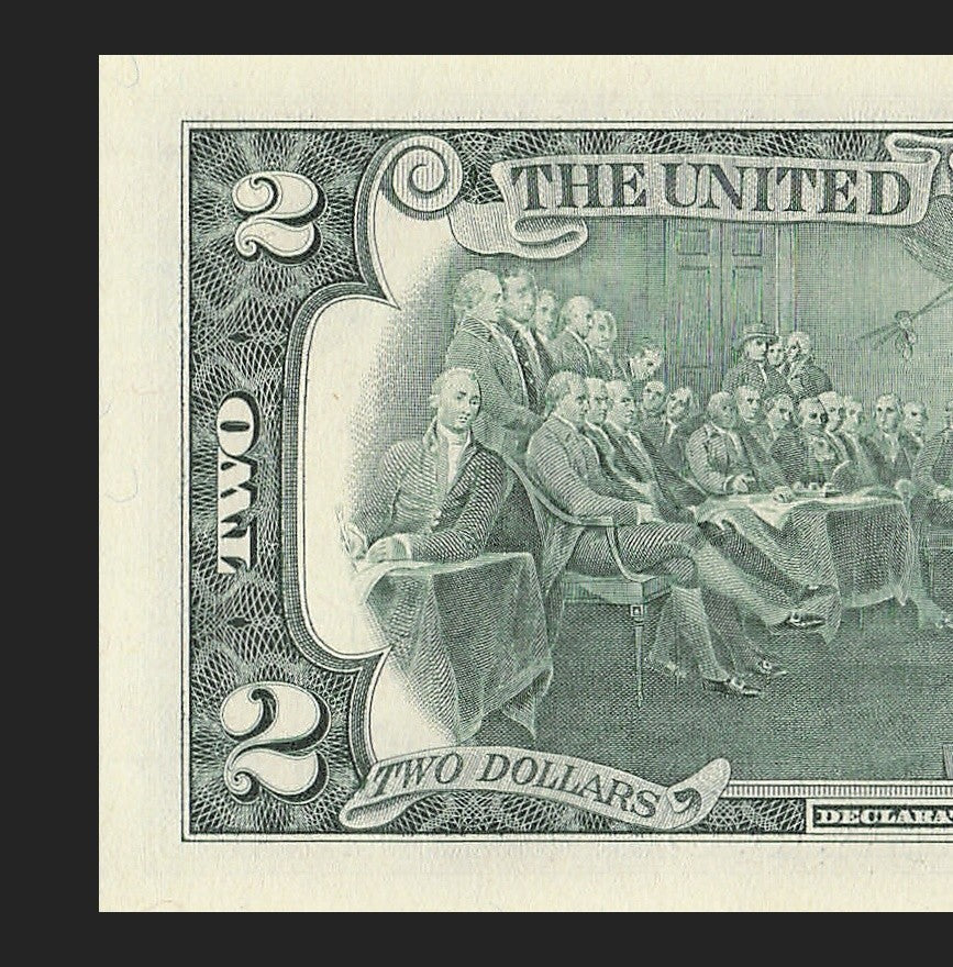 Binary Low Serial Number Star Note Two Dollar Bill C00005050* 5s 0s Philadelphia