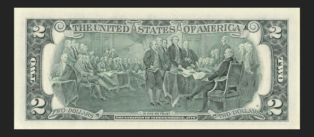 Binary Low Serial Number Star Note Two Dollar Bill A00009909* 9s 0s Boston