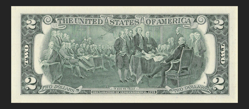 Binary Low Serial Number Star Note Two Dollar Bill C00005050* 5s 0s Philadelphia