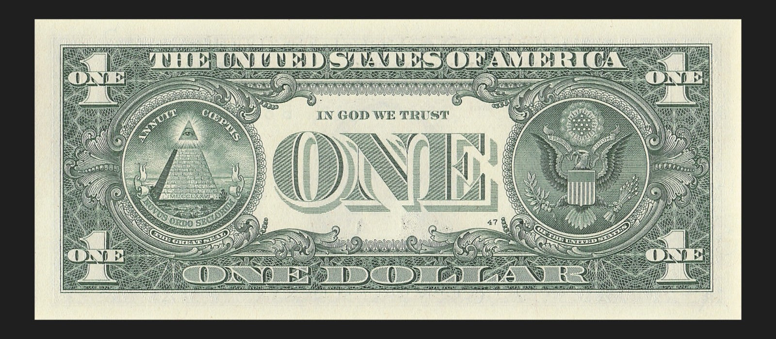 Radar Fancy Serial Number One Dollar Bill 2021 $1 BC Palindrome 2s 4s 8s