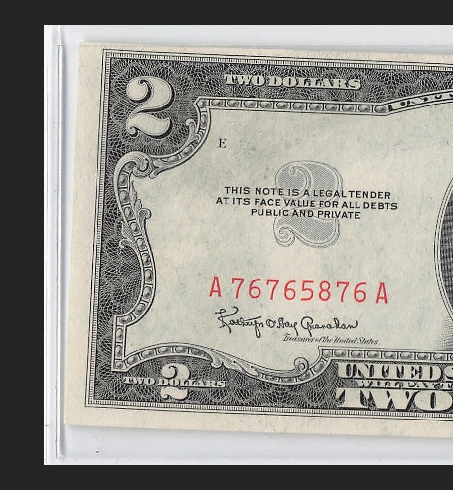 Mini Super Repeater Fancy Serial Number Two Dollar Red Seal 1953C 76s