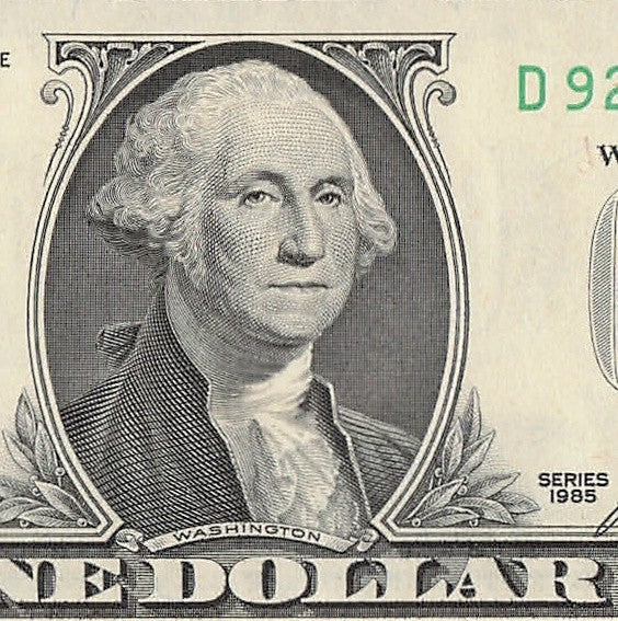 Repeater Fancy Serial Number One Dollar Bill 1985 2s 6s 9s DC Block