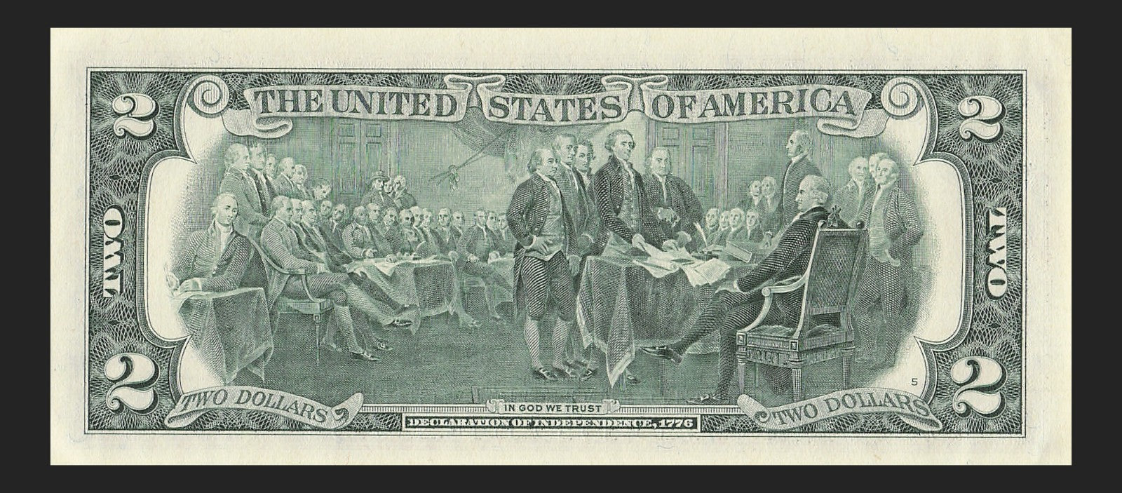 Binary Low Serial Number Star Note Two Dollar Bill H00004040* 4s 0s St Louis