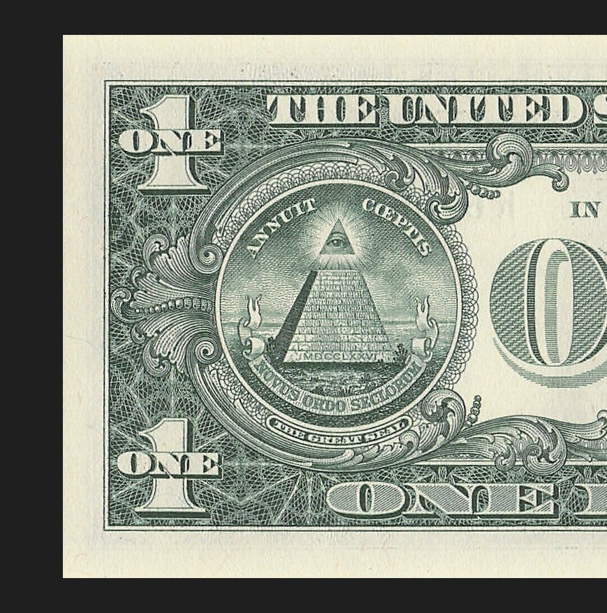 Mini Counting Ladder One Dollar Bill Fancy Serial Number 2021 $1 KA 65 64 63