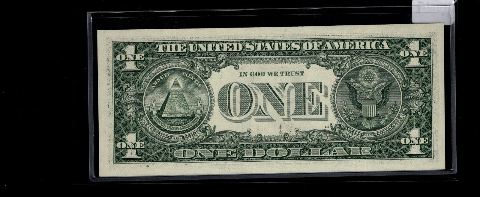 Star Note One Dollar Bill 1981 $1 G* Block Chicago Run 7 UNC
