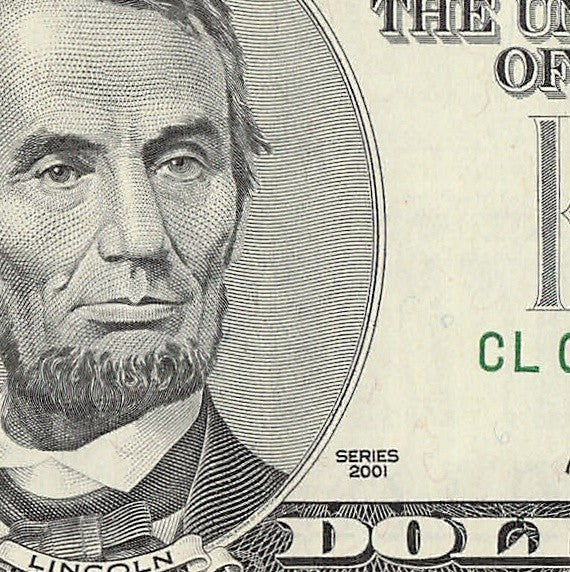 Star Note Five Dollar Bill 2001 $5 CL* San Francisco Run 2 UNC 1.92 Million
