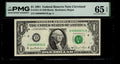 Low Serial Number 31 Fancy Serial Number One Dollar Bill PMG D00000031B