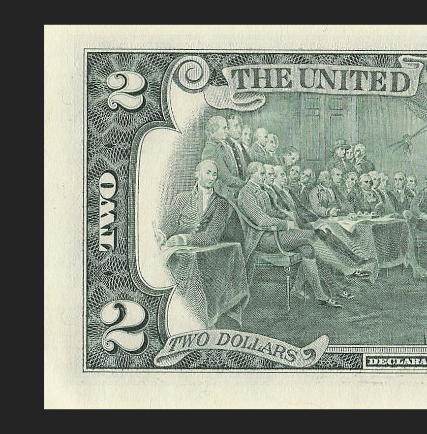 Binary Low Serial Number Star Note Two Dollar Bill C00009009* 9s 0s Philadelphia