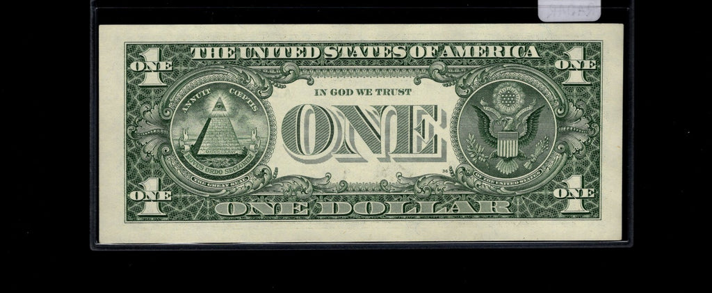 Radar Fancy Serial Number One Dollar Bill 2s 1s 4s 5s AC Block $1 2021 UNC