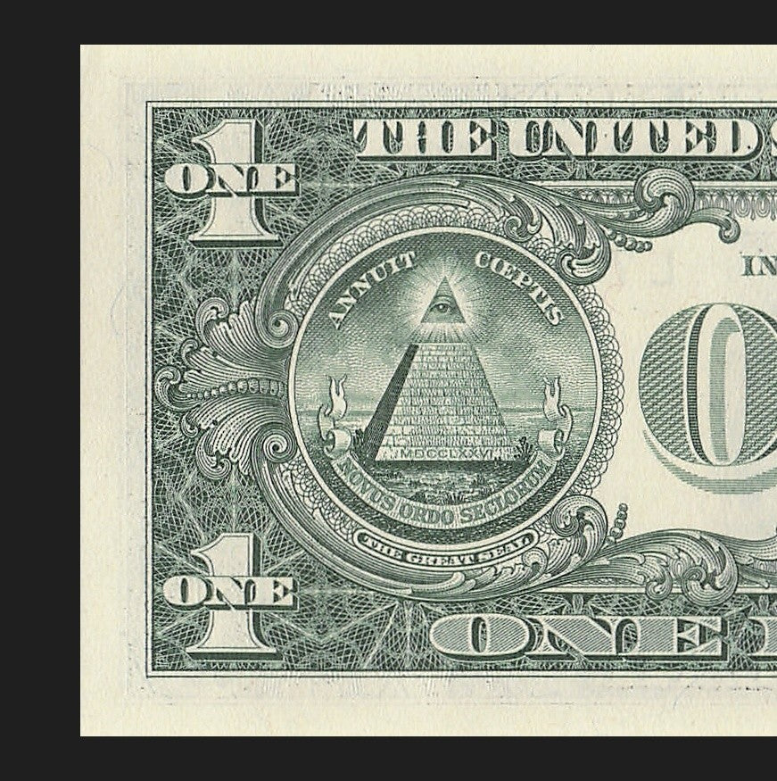 Binary Fancy Serial Number One Dollar Bill 2021 $1 Six of a Kind 2s 7s