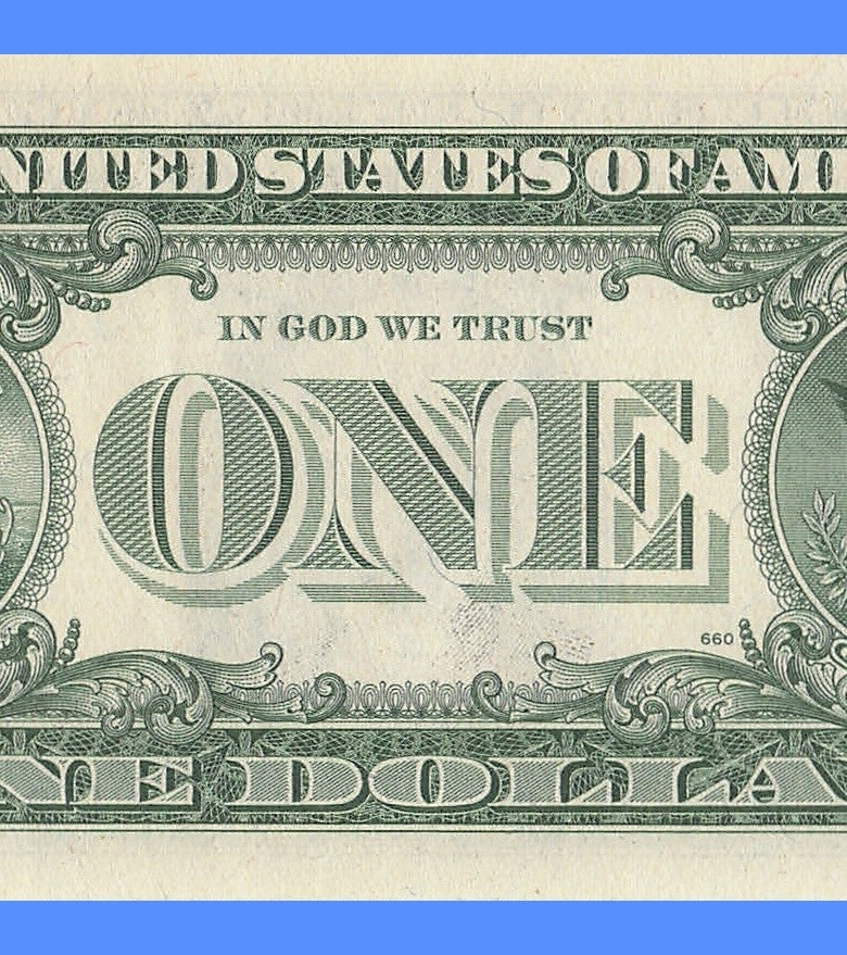 Radar Fancy Serial Number One Dollar Bill 1981 2s 5s 6s JC Trinary