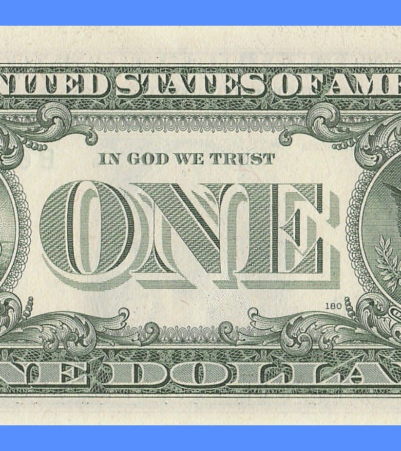 Radar Fancy Serial Number One Dollar Bill 1985 2s 6s 7s 9s BB Block Palindrome