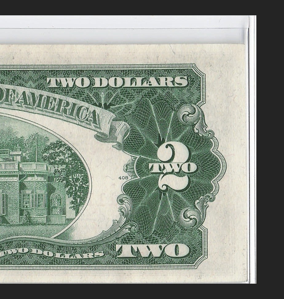 Four in a Row 1s Fancy Serial Number Two Dollar Red Seal 1953C $2 POS 3
