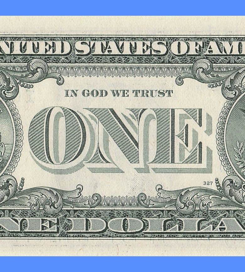 Repeater Fancy Serial Number One Dollar Bill 0s 2s 5s 6s 1988 IA Block