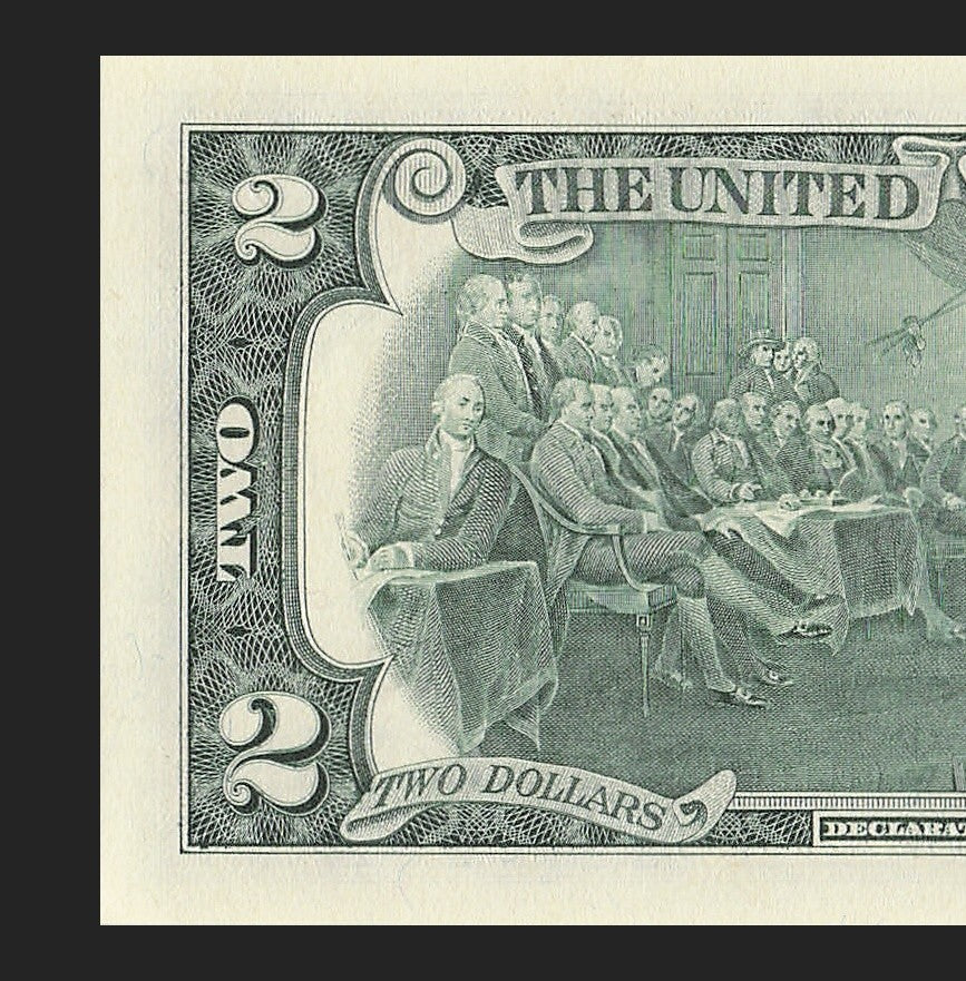 Binary Low Serial Number Star Note Two Dollar Bill C00005055* 5s 0s Philadelphia