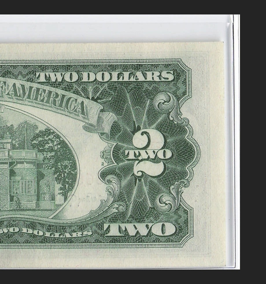 Four in a Row 6s Fancy Serial Number Two Dollar Red Seal 1963 $2 POS 3