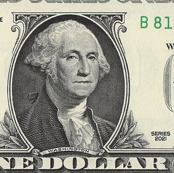 Radar Fancy Serial Number One Dollar Bill 2021 $1 BC Palindrome 8s 1s 6s 2s