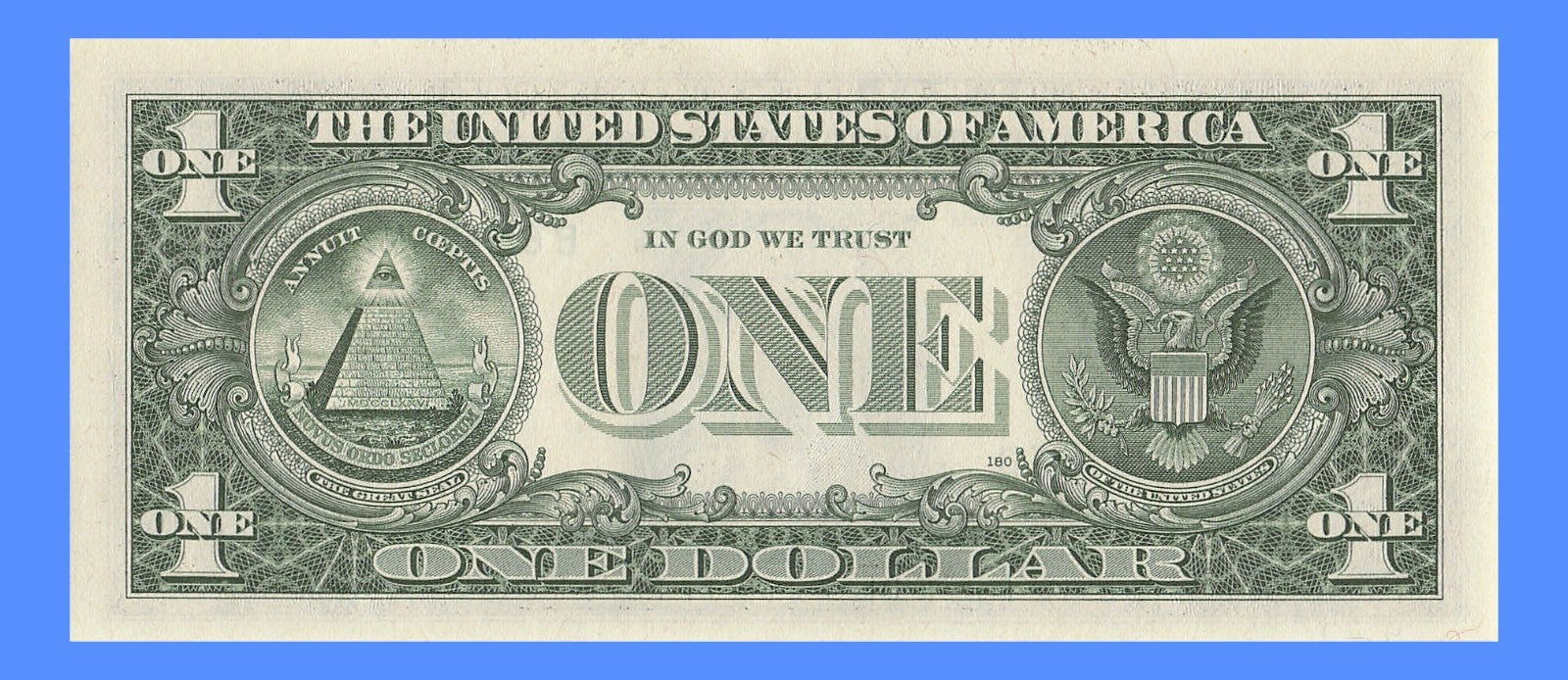 Radar Fancy Serial Number One Dollar Bill 1985 2s 6s 7s 9s BB Block Palindrome