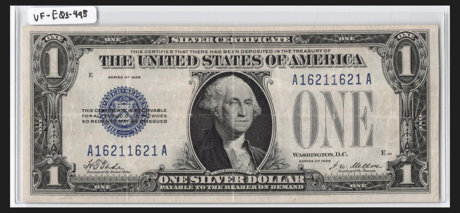 Repeater Fancy Serial Number Funny Back Silver Certificate 1s 2s 6s Trinary