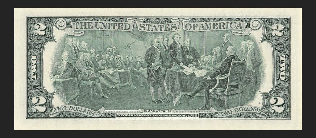 Binary Low Serial Number Star Note Two Dollar Bill C00002202* 2s 0s Philadelphia