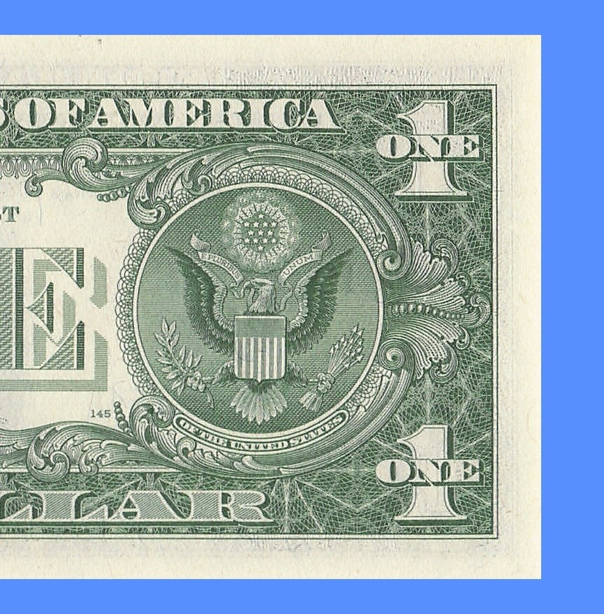Radar Fancy Serial Number One Dollar Bill 1981 2s 5s 6s 9s JL