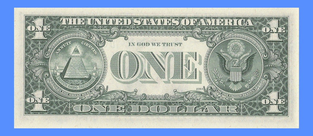 Repeater Fancy Serial Number One Dollar Bill 1977 Richmond 0s 2s 3s 6s DB